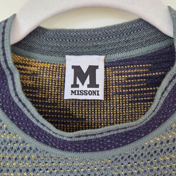 M Missoni Knit Sheath Sweater Dress Size 42/6 - Picture 6 of 8